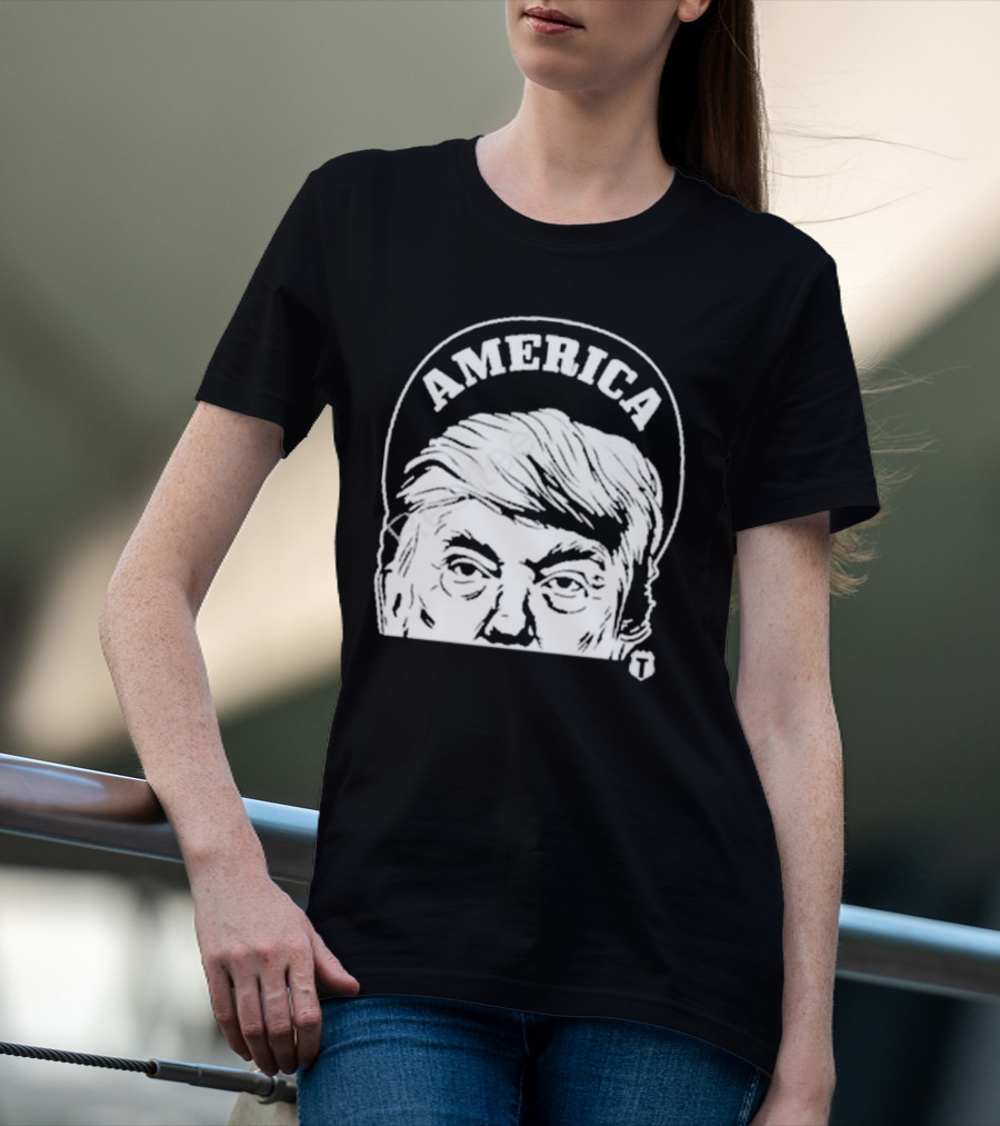 The Officer Tatum Trump America Face T-Shirt