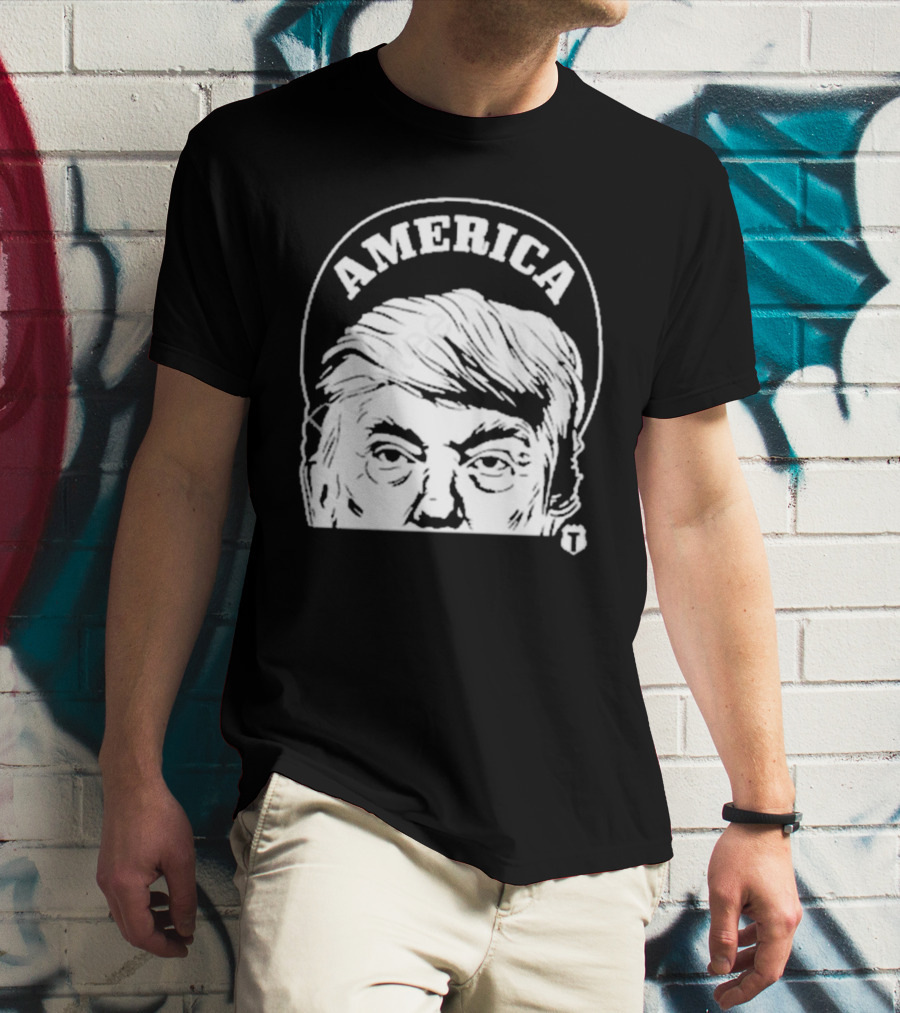 The Officer Tatum Trump America Face T-Shirt