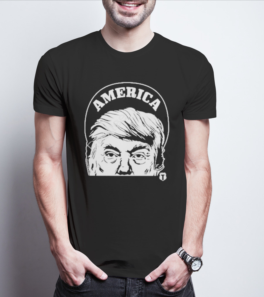 The Officer Tatum Trump America Face T-Shirt