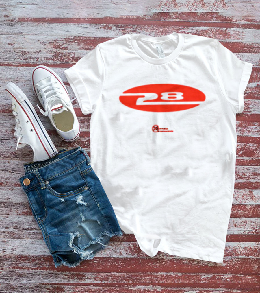 28 Official Programme Logo Red Oval T-Shirt