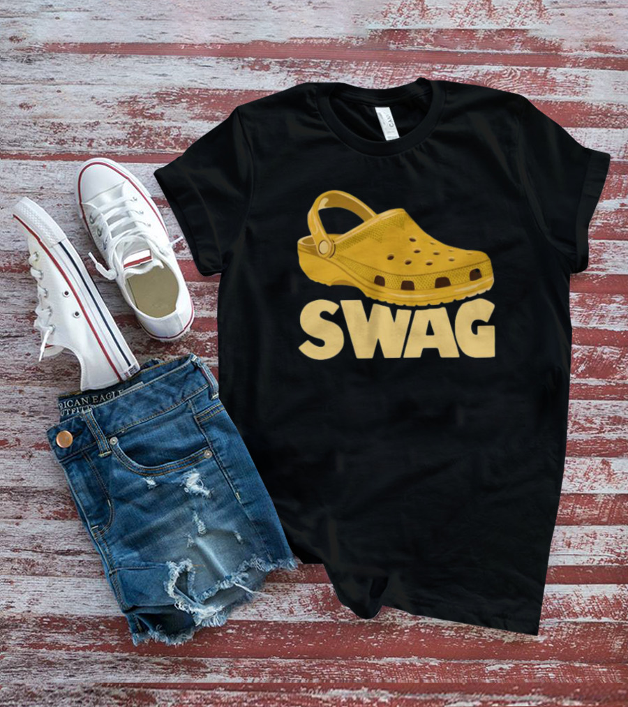 Croc Swag Yellow Clogs T-Shirt