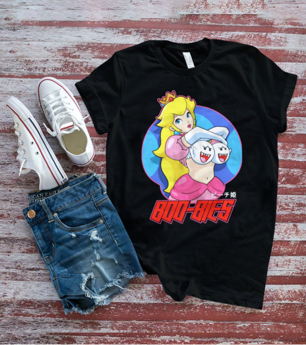 Princess Peach Boo-Bies ピーチ姫 T-Shirt