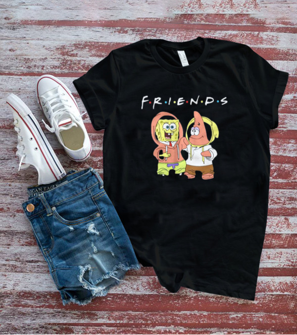 Spongebob Patrick Friends Hoodie Style Tribute To Iconic TV Show T-Shirt