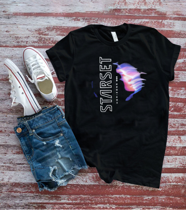 Starset Horizons Sci-Fi Aesthetic With Abstract Face T-Shirt