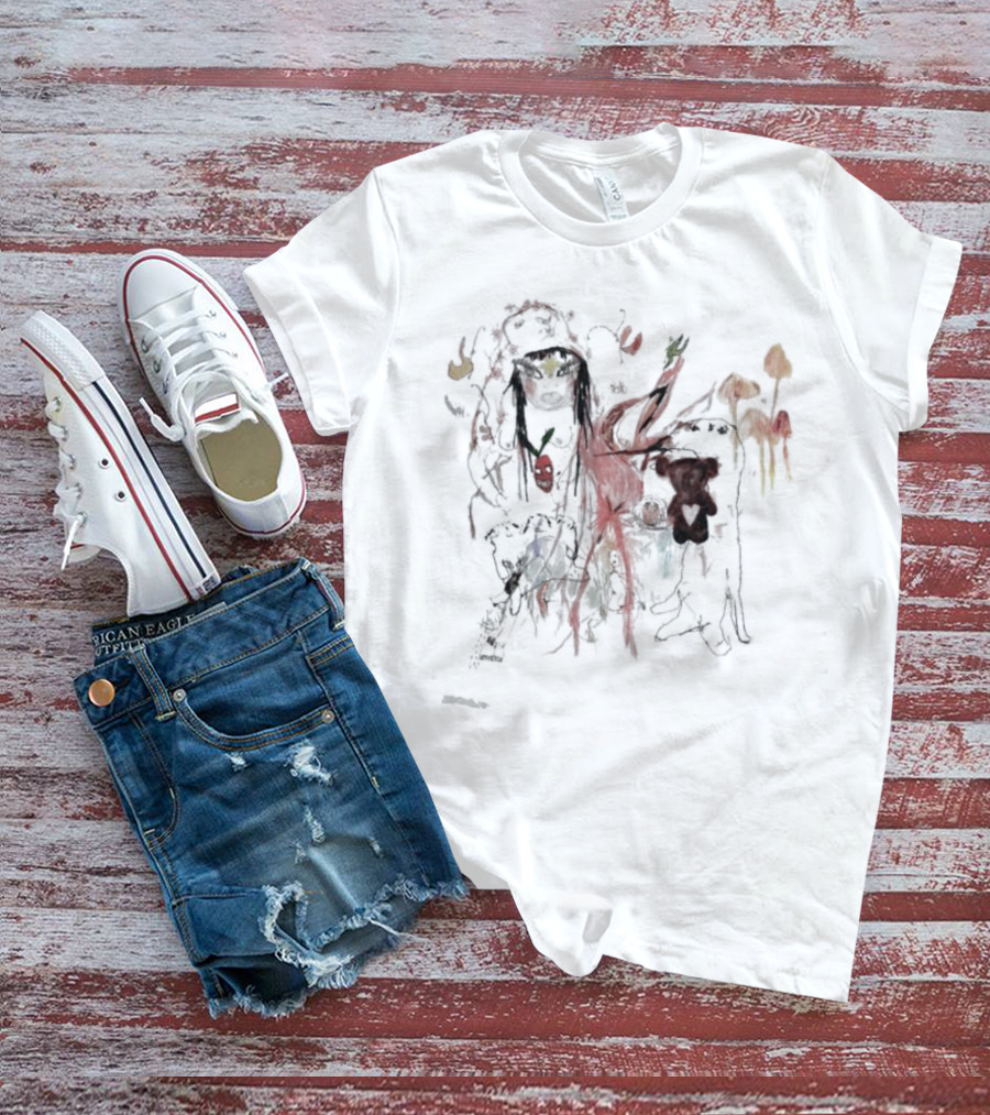 Beabadoobee Beatopia Unique Abstract Imagery With Bears And Fruits T-Shirt