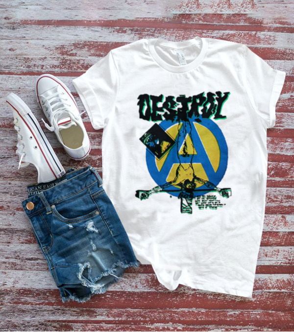 Destroy Anarchy Jesus Seditionaries Fashion Vintage Icon Punk Aesthetic T-Shirt