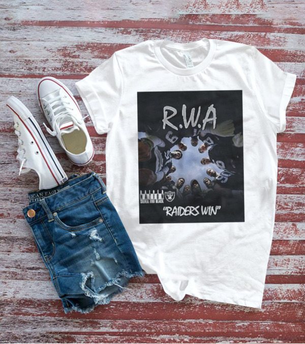 Las Vegas Raiders RWA Nation Silver And Black Raiders Win T-Shirt
