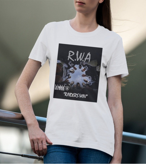 Las Vegas Raiders RWA Nation Silver And Black Raiders Win T-Shirt