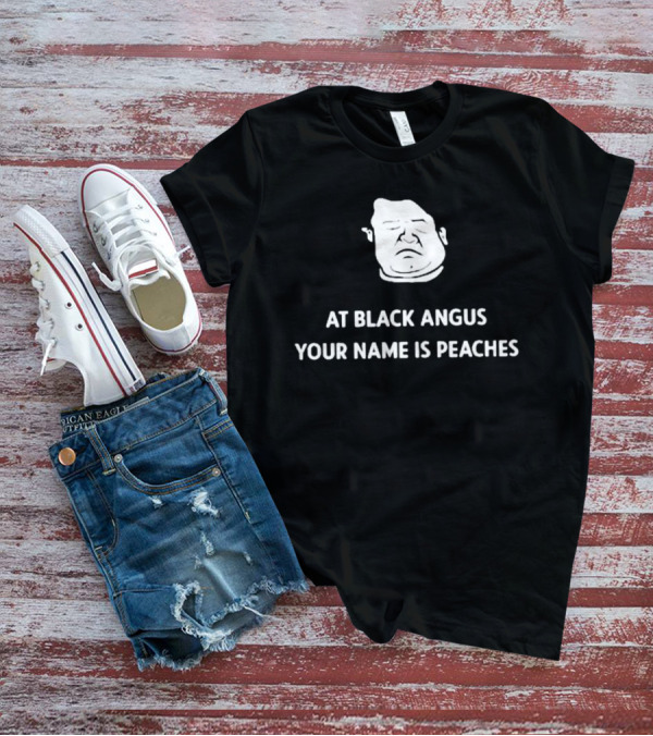 Patton Oswalt Drawing At Black Angus Your Name Is Peaches T-Shirt