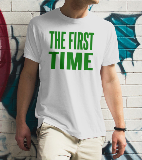 The Kid Laroi The First Time Bold Green Text T-Shirt