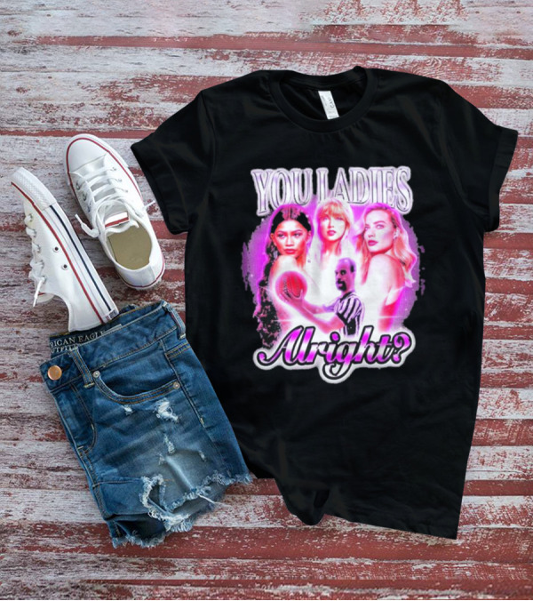 You Ladies Alright? Football And Glowing Trio T-Shirt