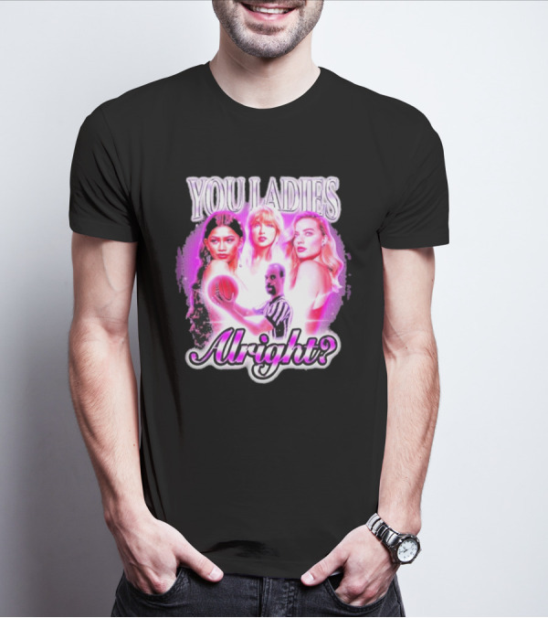 You Ladies Alright? Football And Glowing Trio T-Shirt