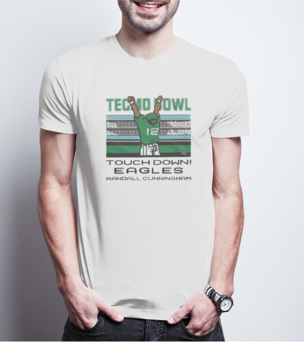 Tecmo Bowl Touchdown Eagles Randall Cunningham T-Shirt