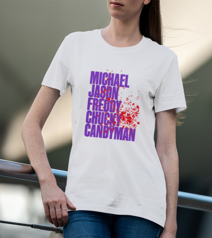 Michael Jason Freddy Chucky Candyman Horror Legends T-Shirt
