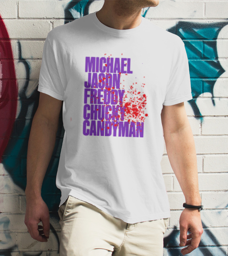 Michael Jason Freddy Chucky Candyman Horror Legends T-Shirt