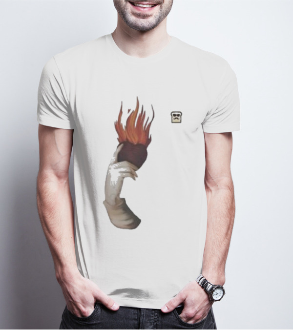 Disguised Toast Iconic Flame Heart Hand T-Shirt