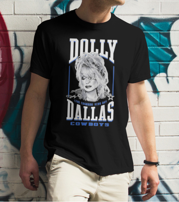 Dolly Parton Live Thanksgiving Day Dallas Cowboys T-Shirt