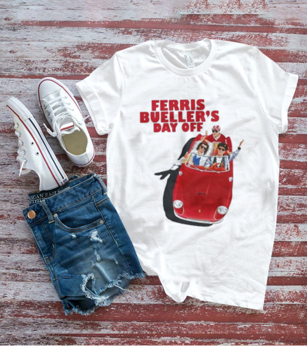 Ferris Bueller's Day Off Red Convertible Ride T-Shirt