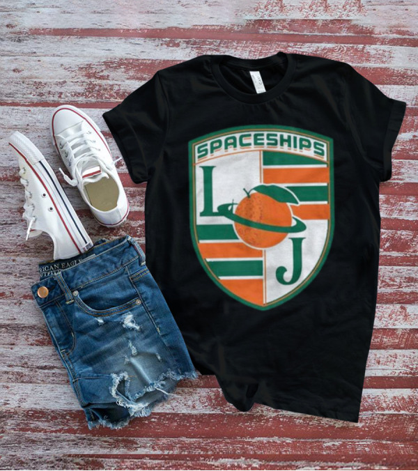 Larry June Spaceships LJ Badge Merch Clothing Store T-Shirt