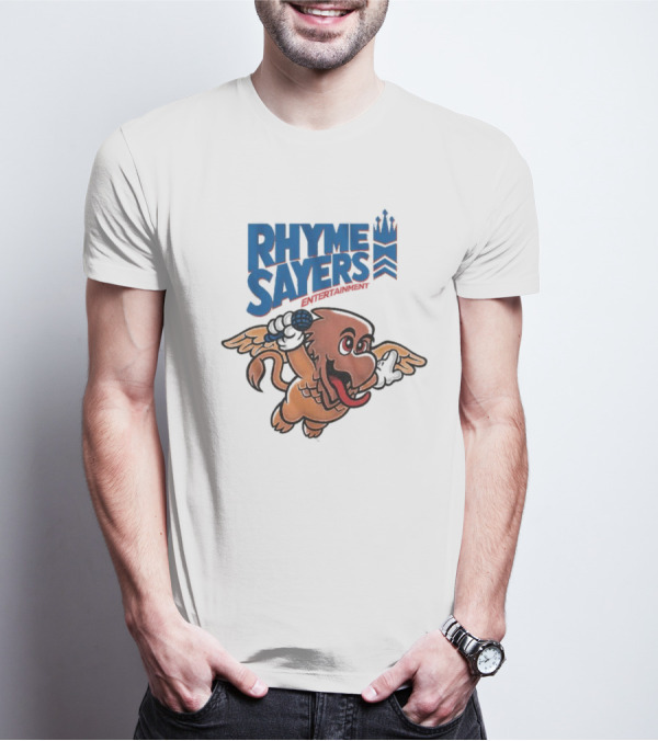 Rhymesayers Entertainment Monkey With Wings And Microphone T-Shirt