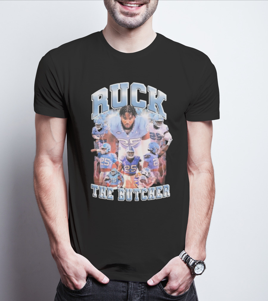 RUCK The Butcher 25 Football Montage T-Shirt