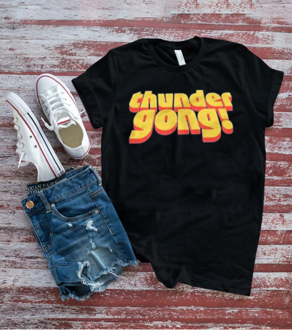Thunder Gong 3D Retro T-Shirt