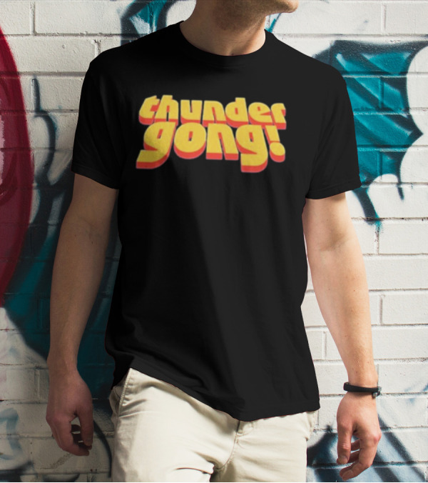 Thunder Gong 3D Retro T-Shirt