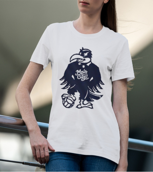Schmitty The Crow MKE City Basketball Raven T-Shirt