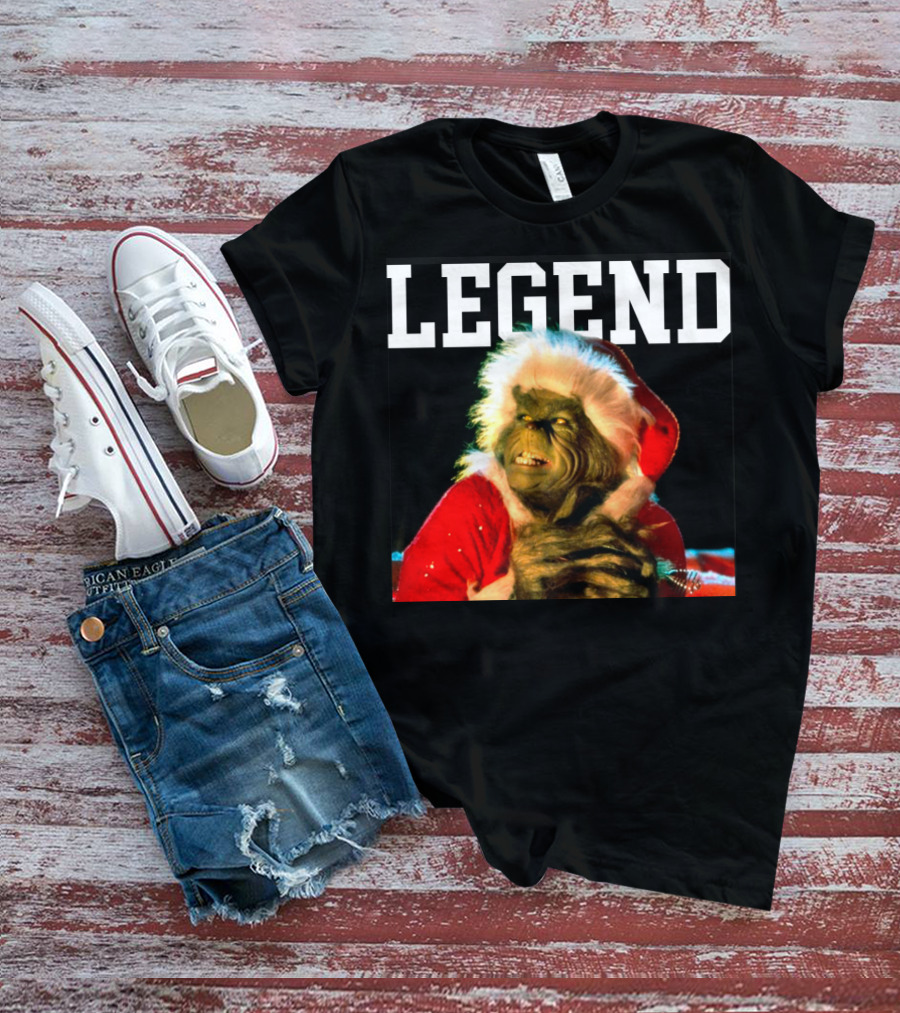 Grinch Legend Santa Christmas T-Shirt