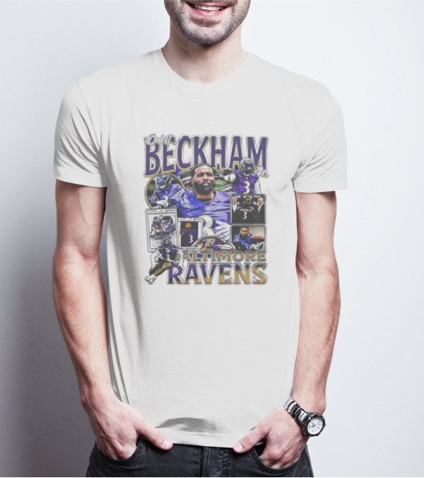 Odell Beckham Baltimore Ravens Highlight Images T-Shirt