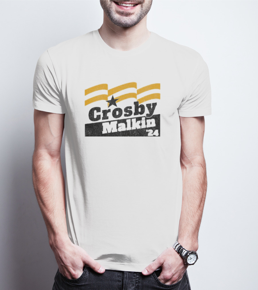 Crosby Malkin '24 Hockey Stars Campaign T-Shirt
