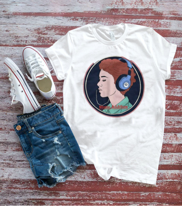 Music Addition Groove In Style Headphone Harmony For Enthusiasts T-Shirt