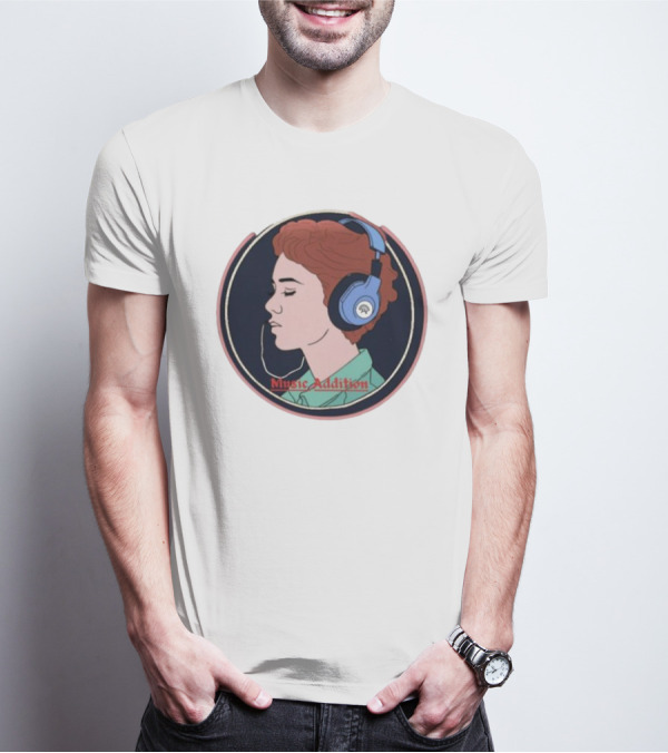 Music Addition Groove In Style Headphone Harmony For Enthusiasts T-Shirt