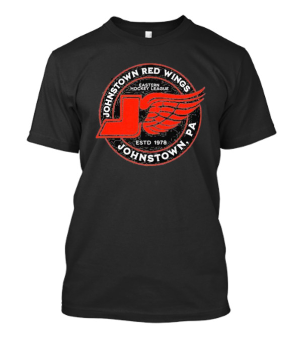 Johnstown Red Wings Eastern Hockey League Johnstown PA Estd 1978 T-Shirt
