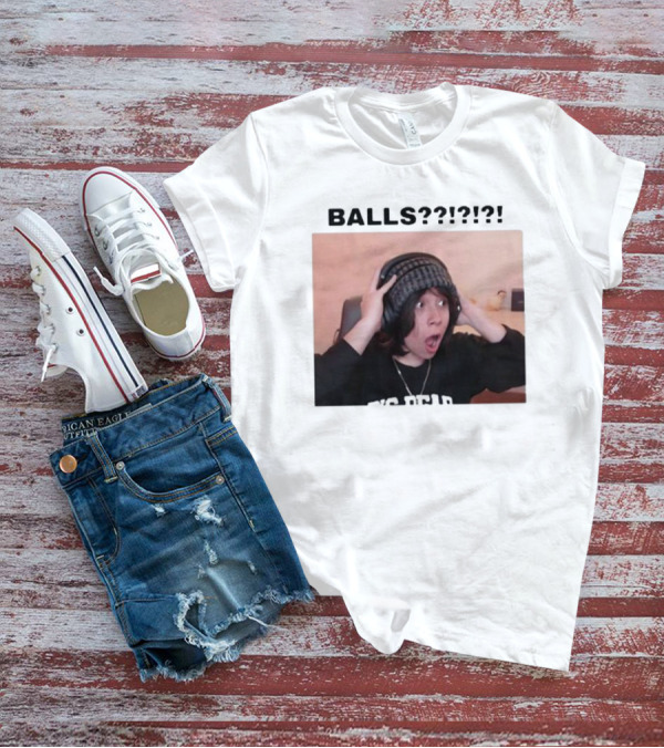 Liz Qcktycult Balls Quackity Reaction Surprise Image T-Shirt