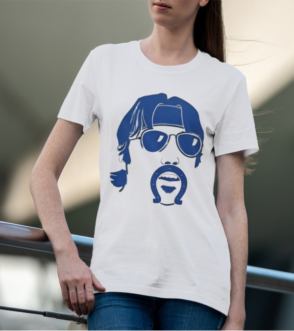 Minshew Mania Mustache Horseshoe Colts T-Shirt
