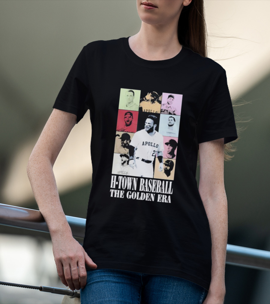 H-Town Baseball Apollo The Golden Era T-Shirt