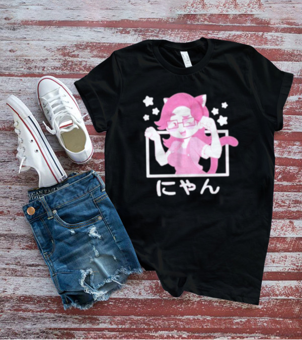 Saberspark Sabie Nyan ゃん Cat Girl Anime T-Shirt