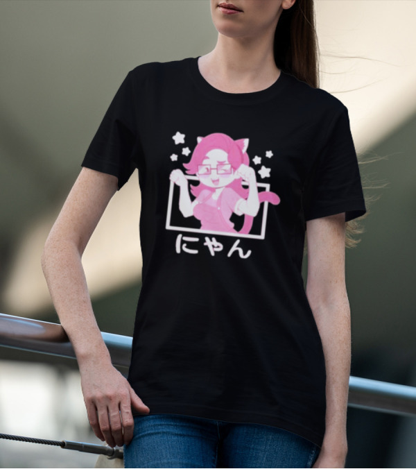 Saberspark Sabie Nyan ゃん Cat Girl Anime T-Shirt