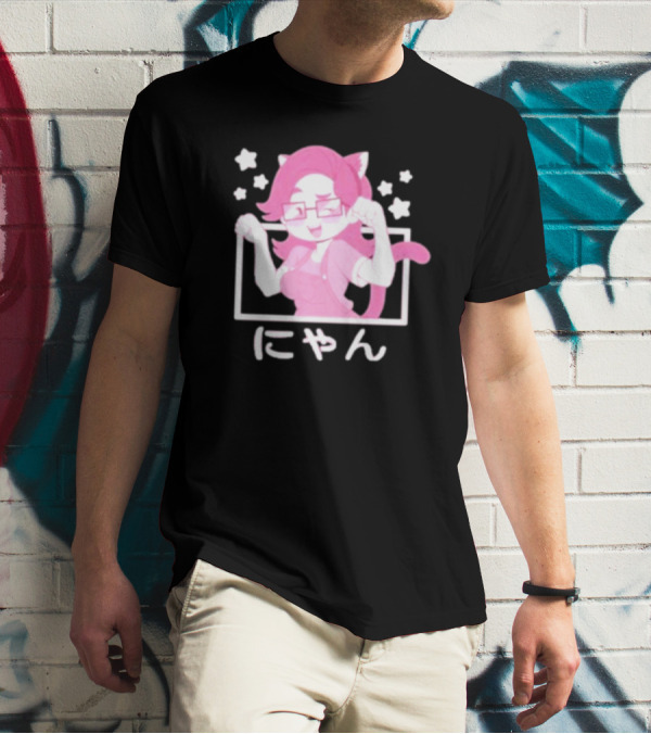 Saberspark Sabie Nyan ゃん Cat Girl Anime T-Shirt