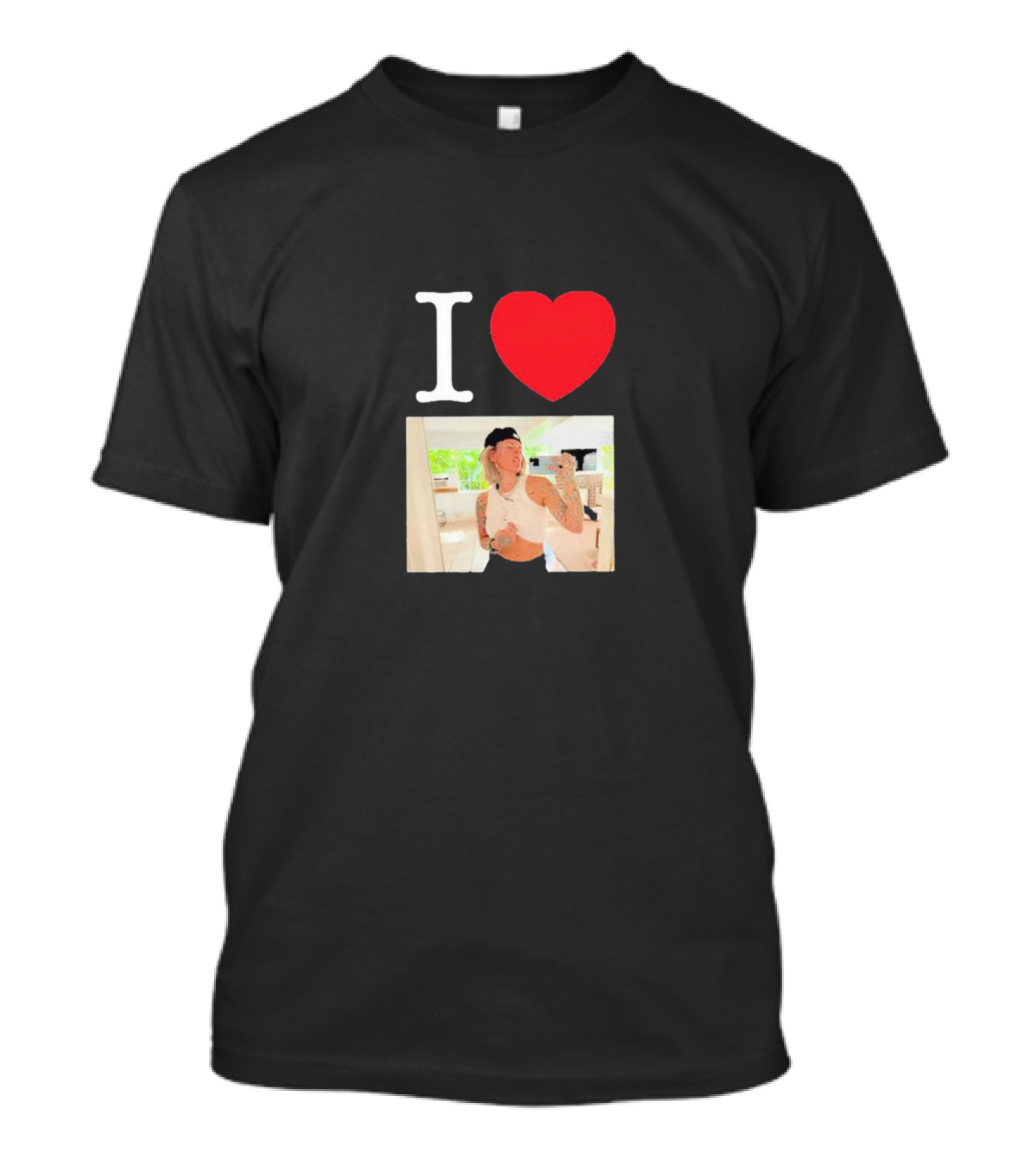 I Love Ls Lauren Sanderson Cropped Selfie心 T-Shirt