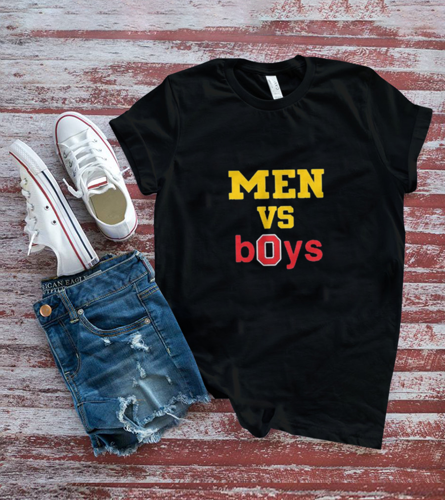 Michigan Men Vs Ohio Boys Football Rivalry T-Shirt