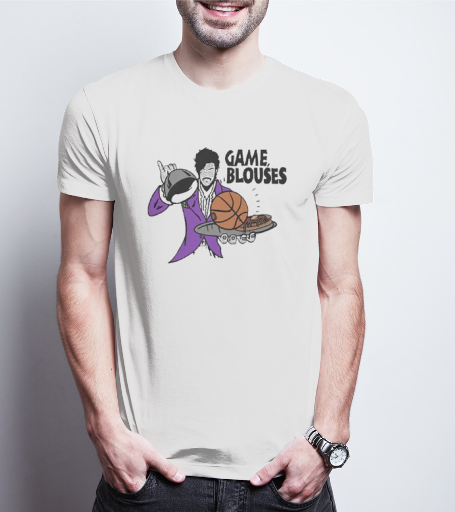 Game Blouses Basketball And Pancakes Purple Jacket T-Shirt