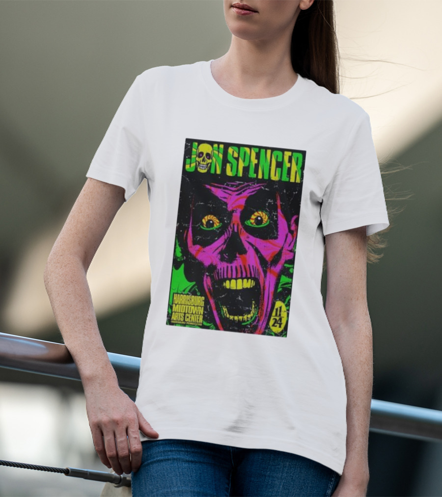 Jon Spencer Harrisburg Midtown Arts Center Nov 24 T-Shirt