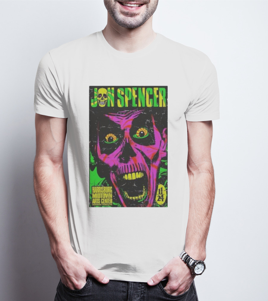 Jon Spencer Harrisburg Midtown Arts Center Nov 24 T-Shirt