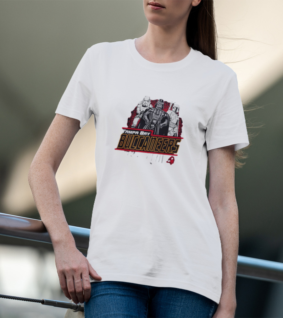 Tampa Bay Buccaneers Star Wars Crossover Junk Food T-Shirt
