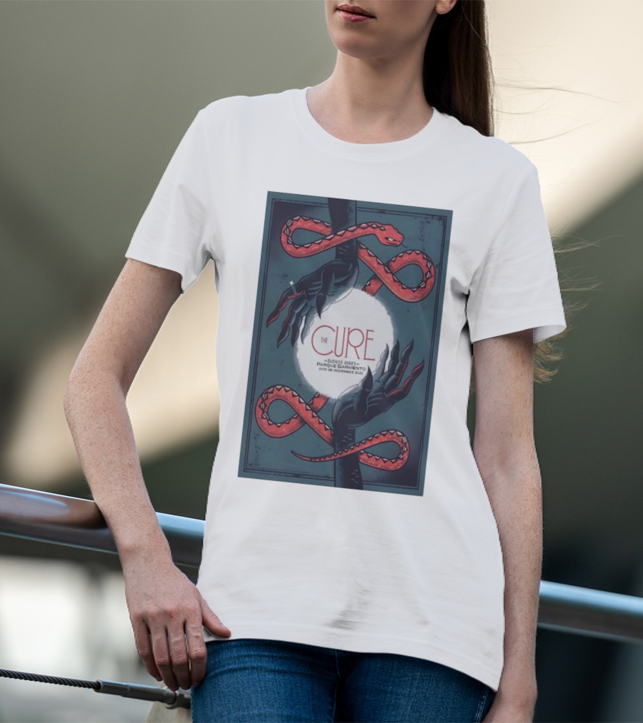 The Cure Buenos Aires November 25 Argentina Phantom Hands And Serpents T-Shirt