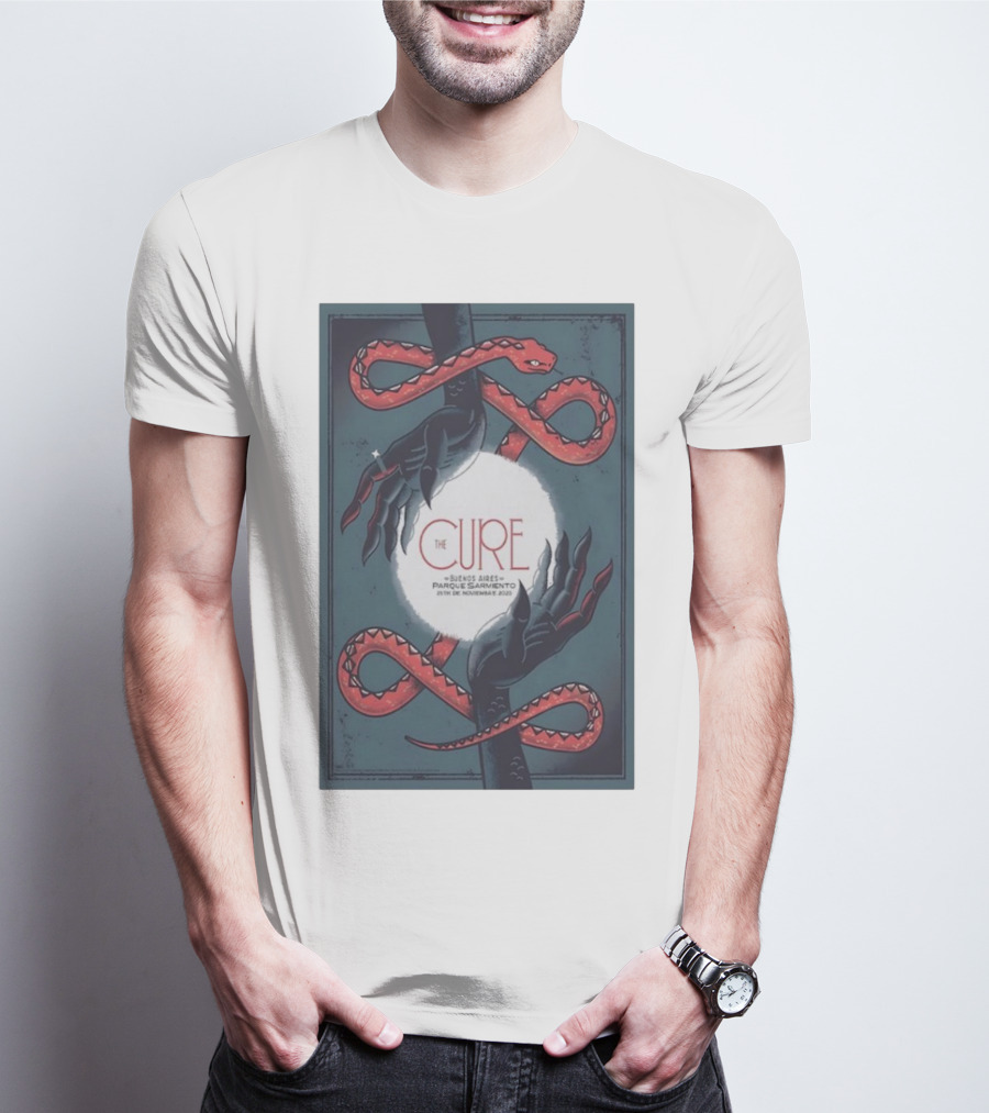 The Cure Buenos Aires November 25 Argentina Phantom Hands And Serpents T-Shirt