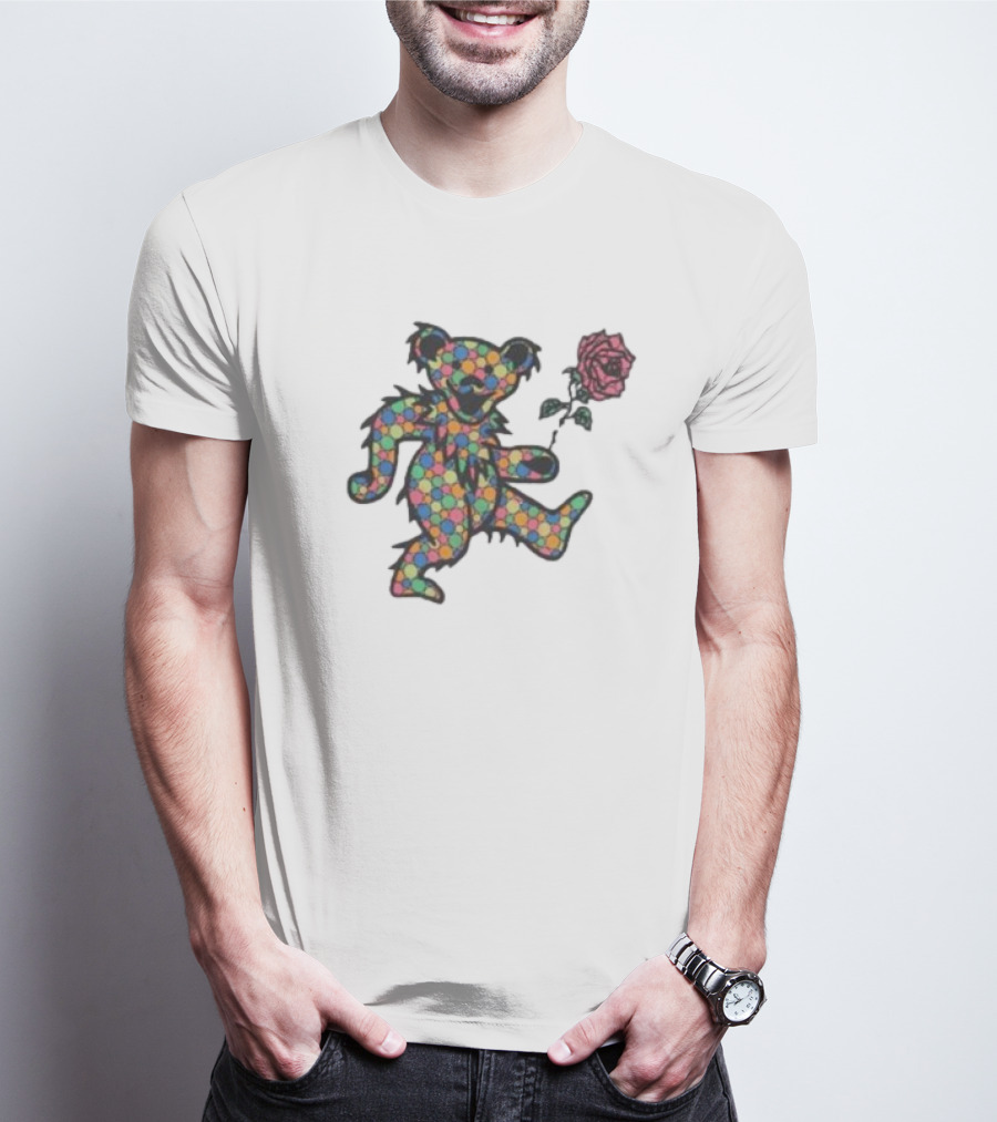 Wyco Vintage 1989 Grateful Dead Dancing Bear With Rose T-Shirt