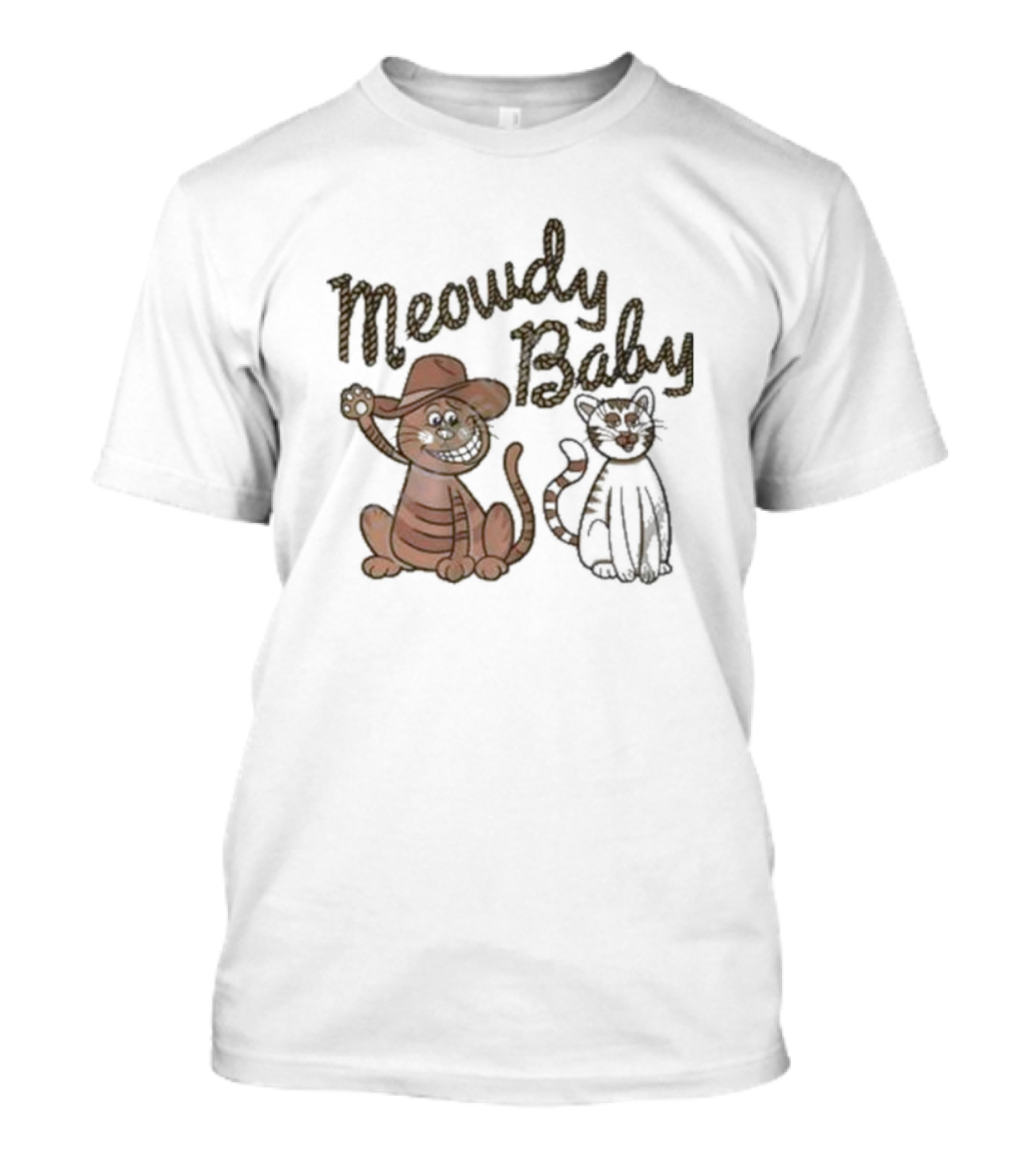Meowdy Baby Leigh Mcnasty Cowboy Cats T-Shirt
